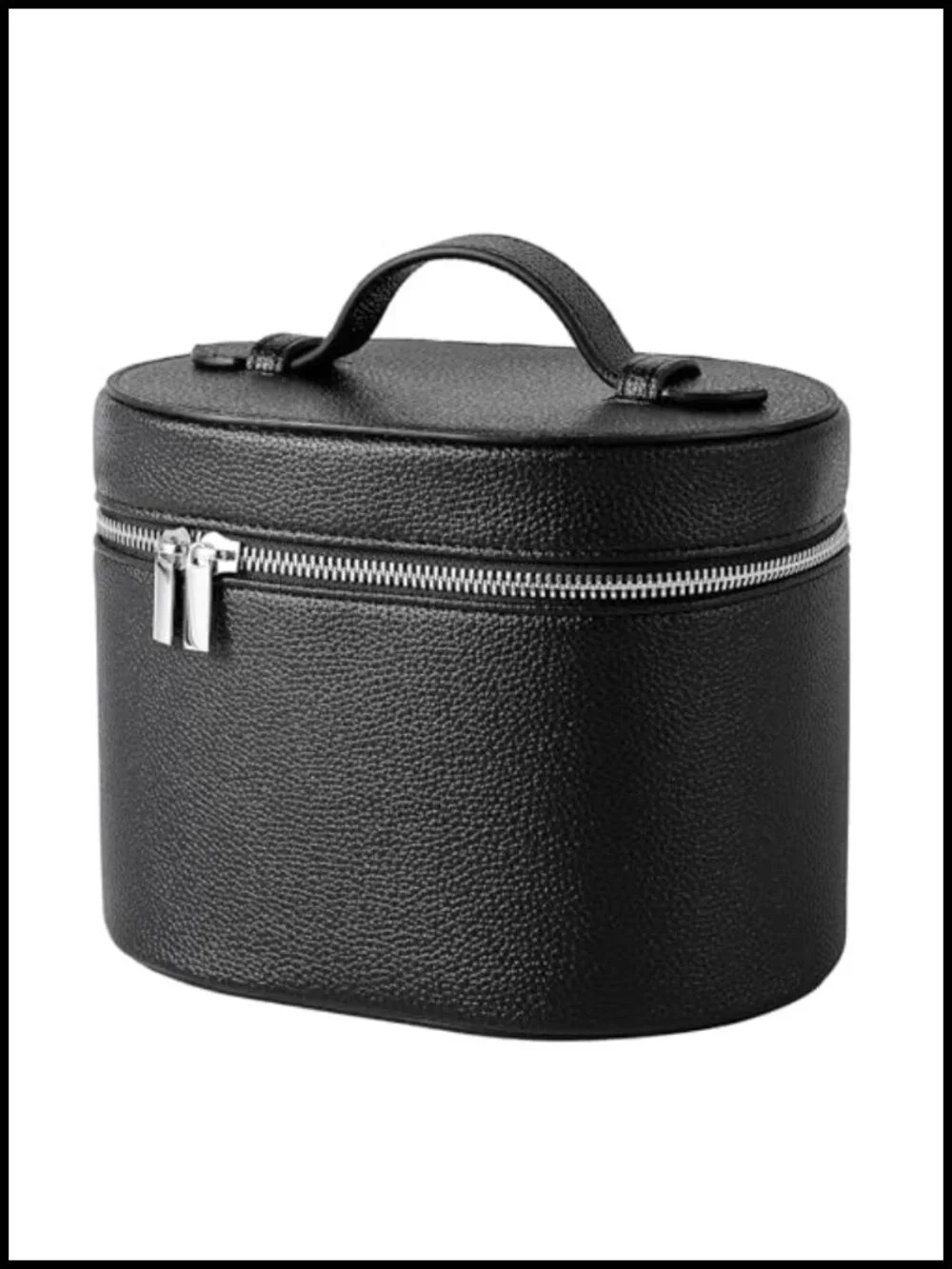 Makeup Bag Vanity Case with Divider and Handle, Aesthetic Cosmetic Organizer,